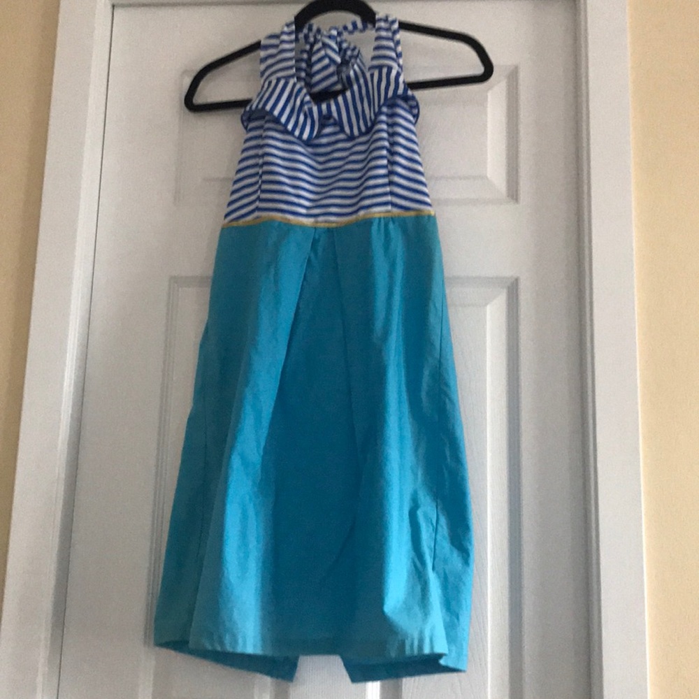 Hawaii designer Roberta Oaks cute nautical dress
